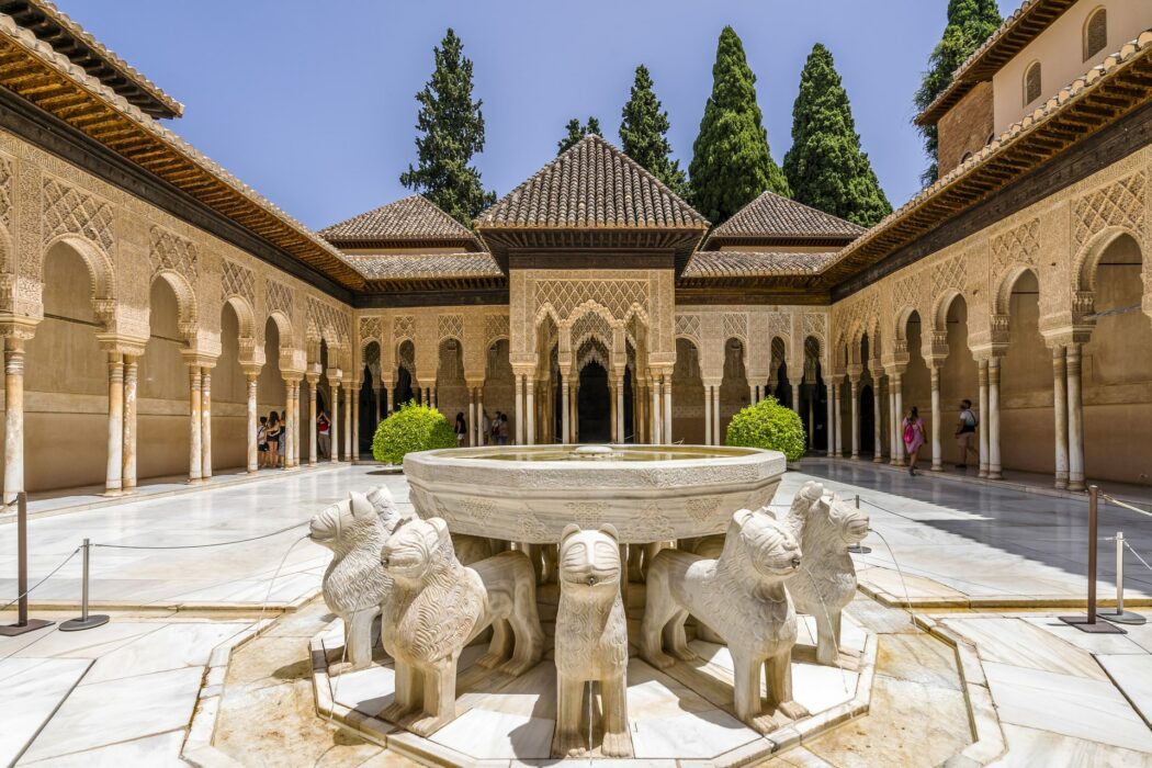 Patio Leones Alhambra Nasrid Granada