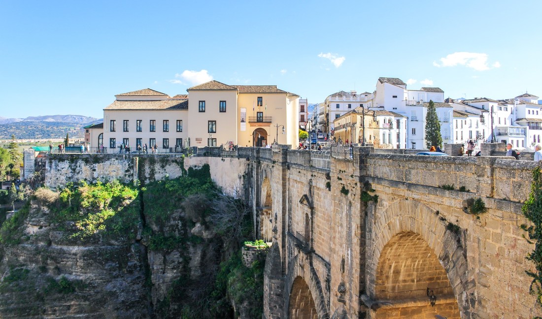 Puente Nuevo De Ronda En La Provincia De Malaga